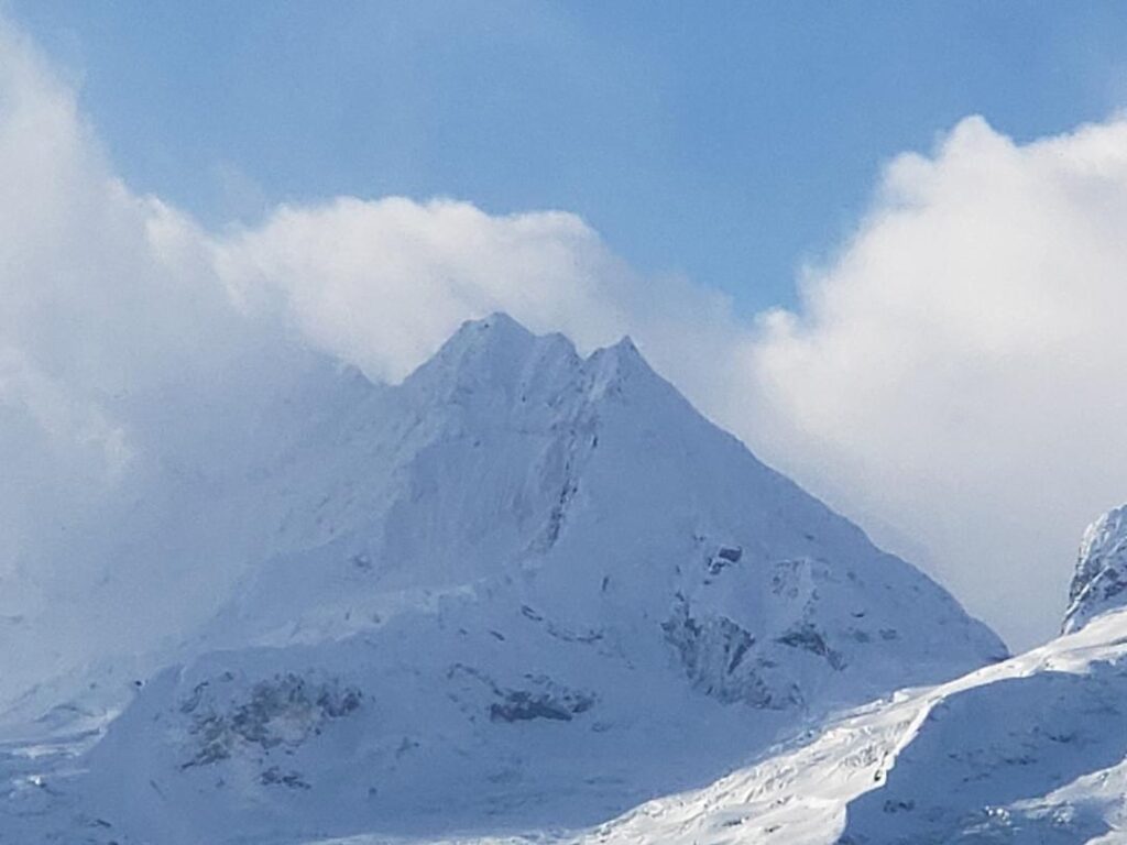 Snowy Alaska Glacier